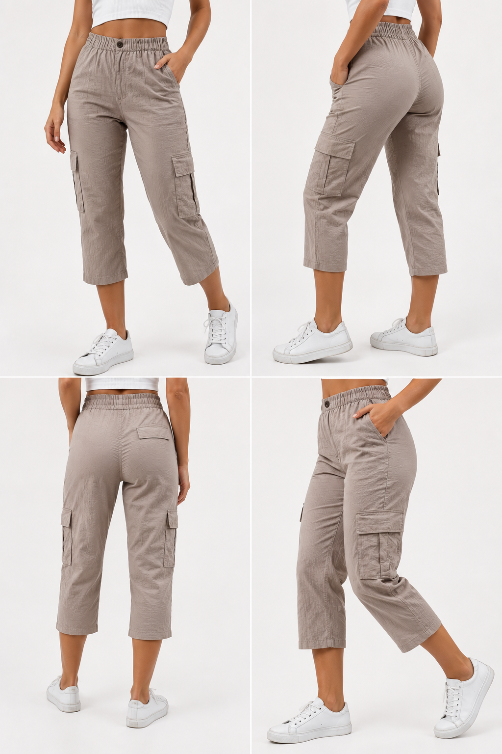 Cargo Capri Pants