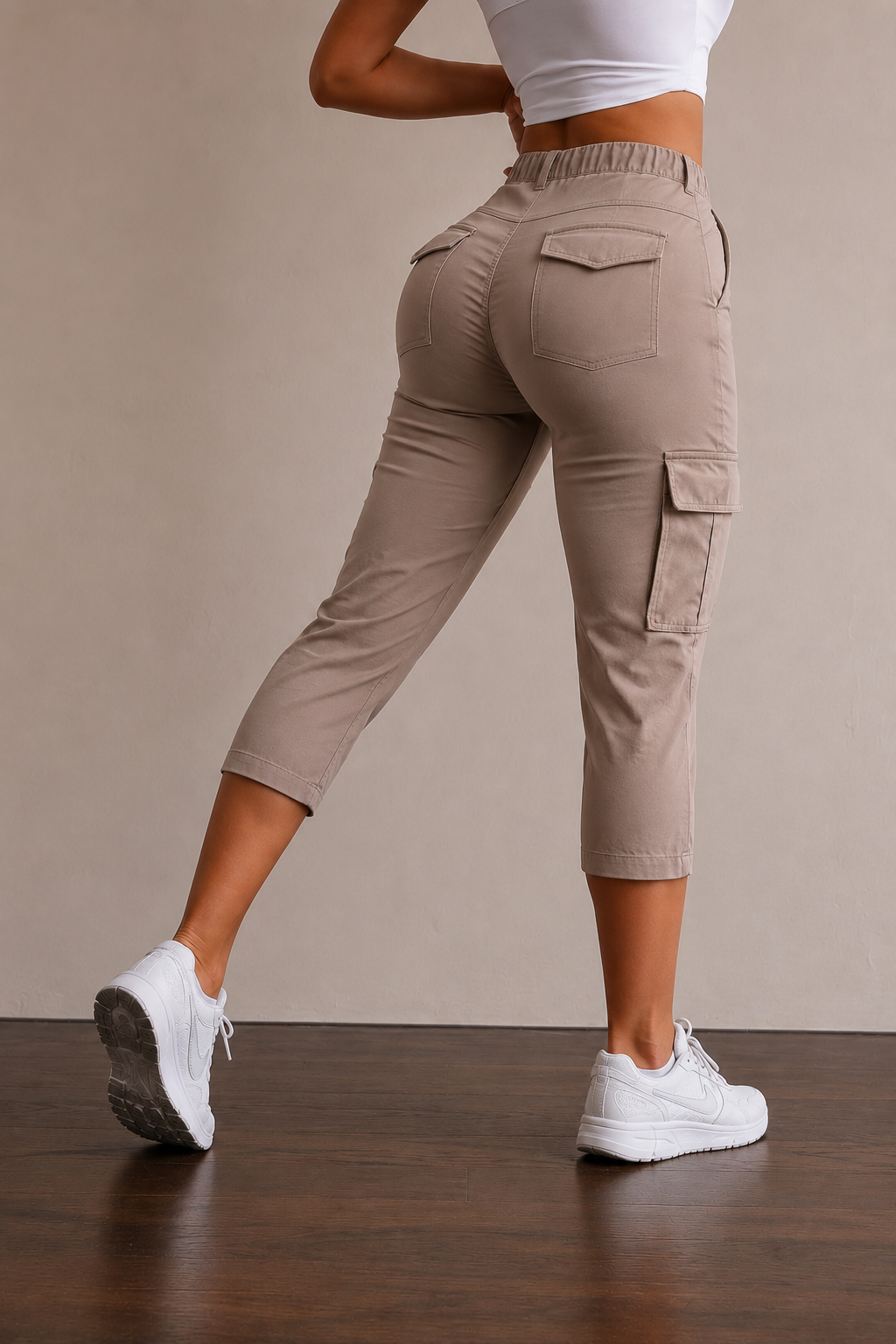 Cargo Capri Pants