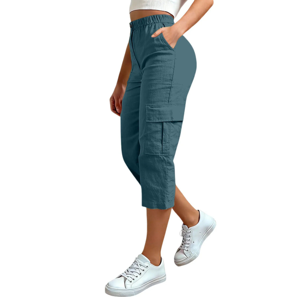 Cargo Capri Pants