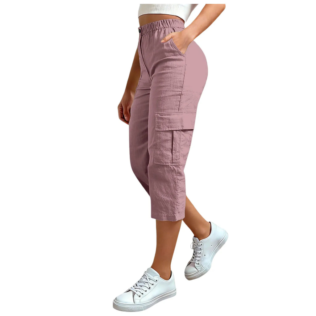 Cargo Capri Pants