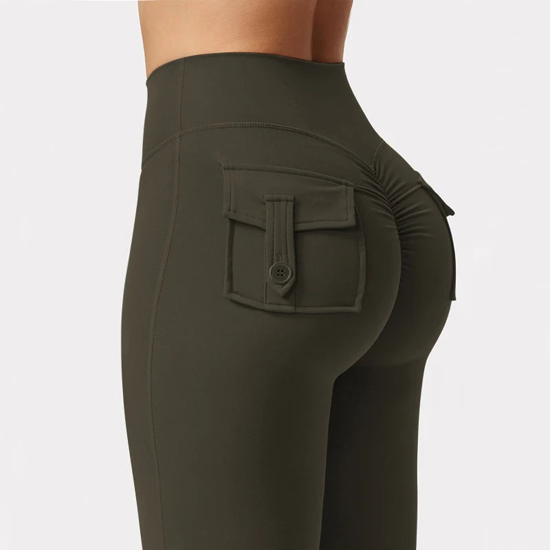 Flared Pocket Leggings