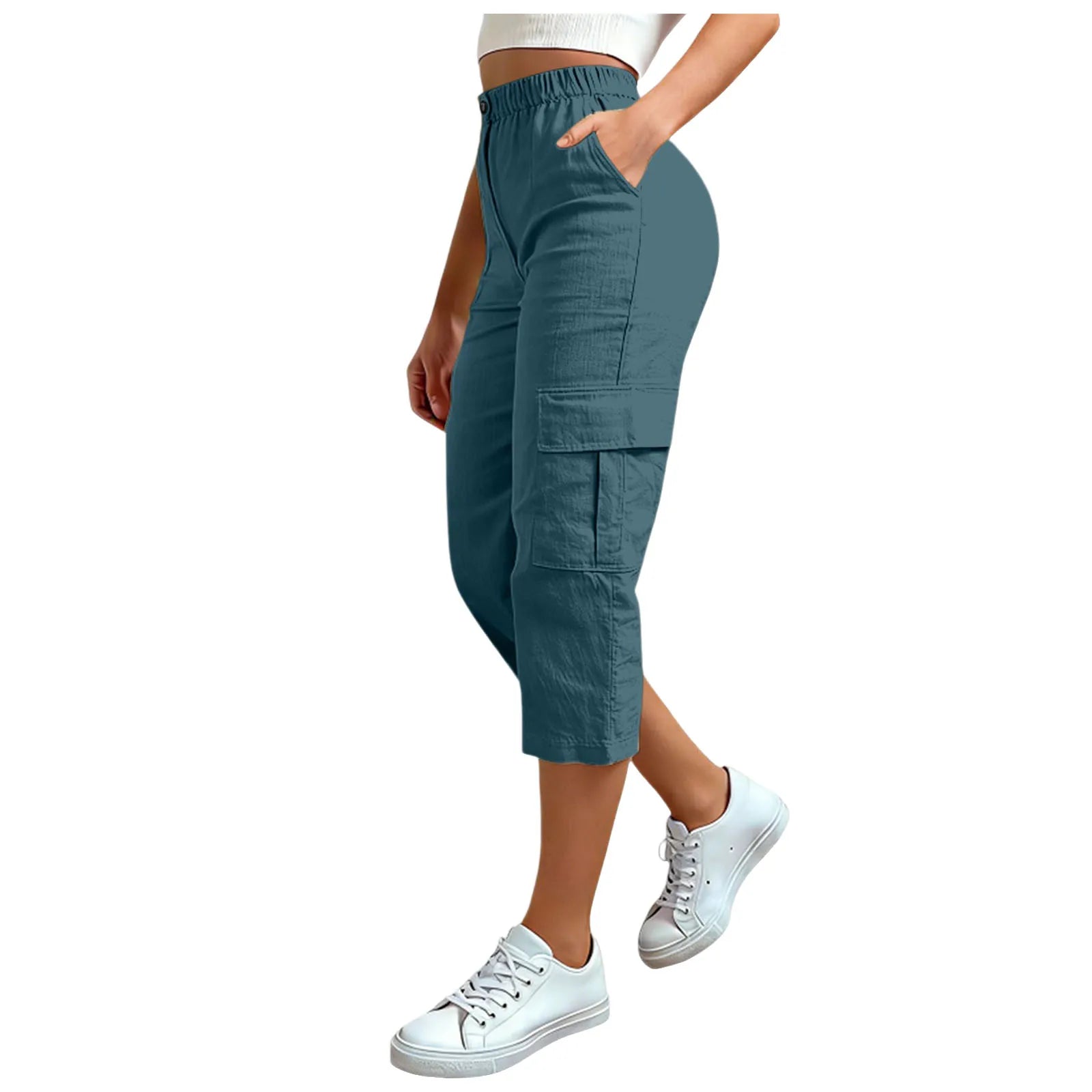 Cargo Capri Pants