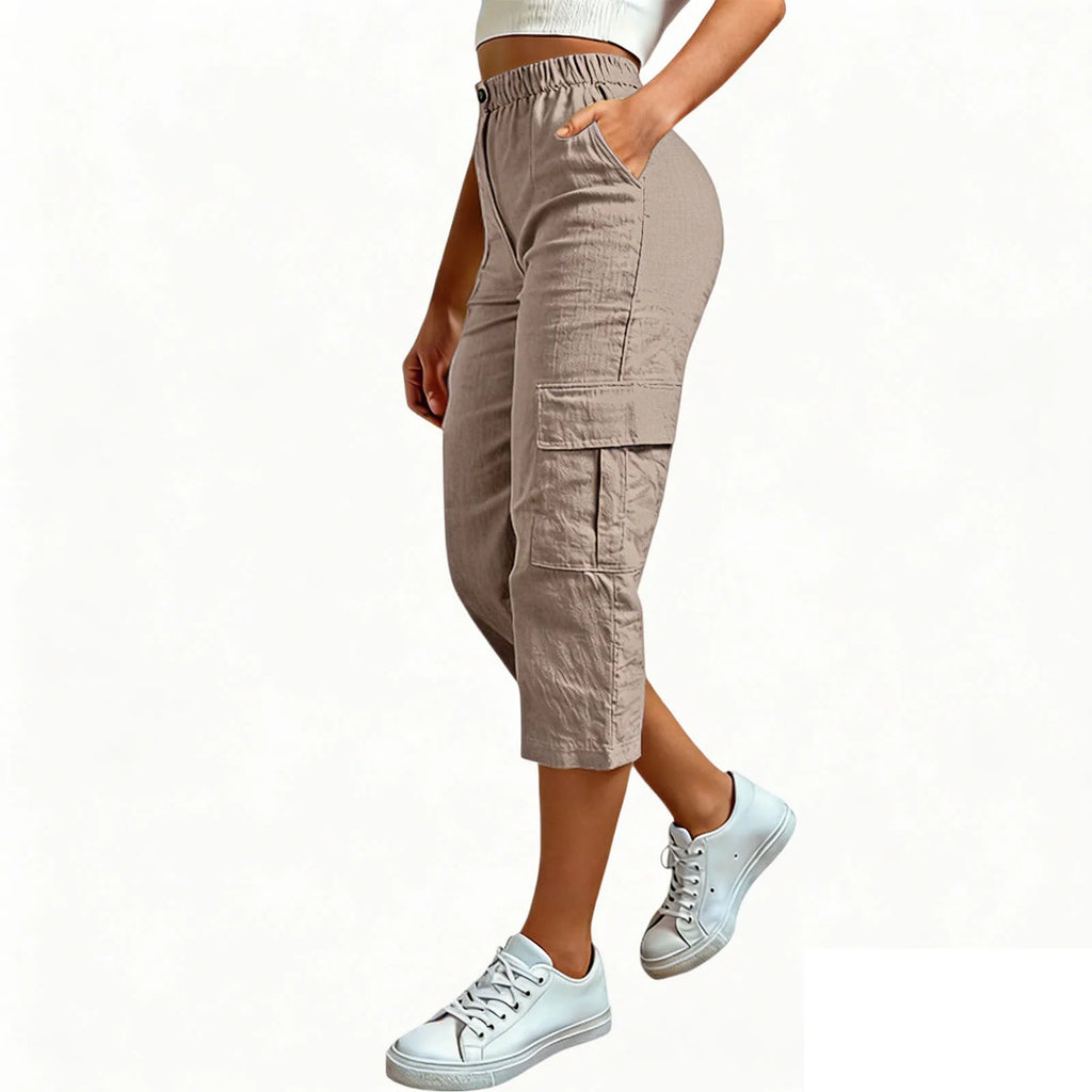 Cargo Capri Pants