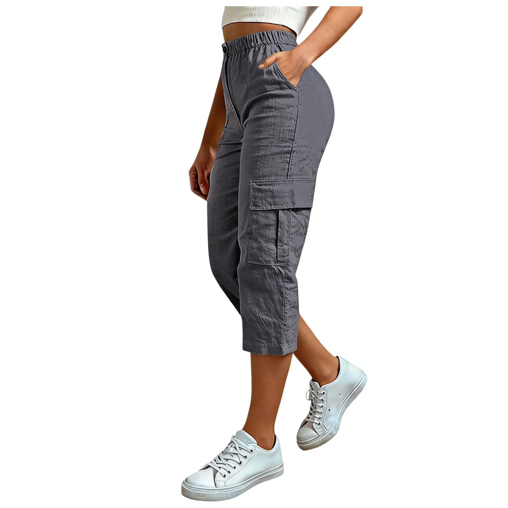 Cargo Capri Pants