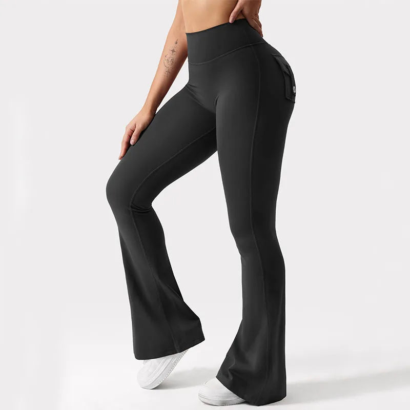 Flared Pocket Leggings