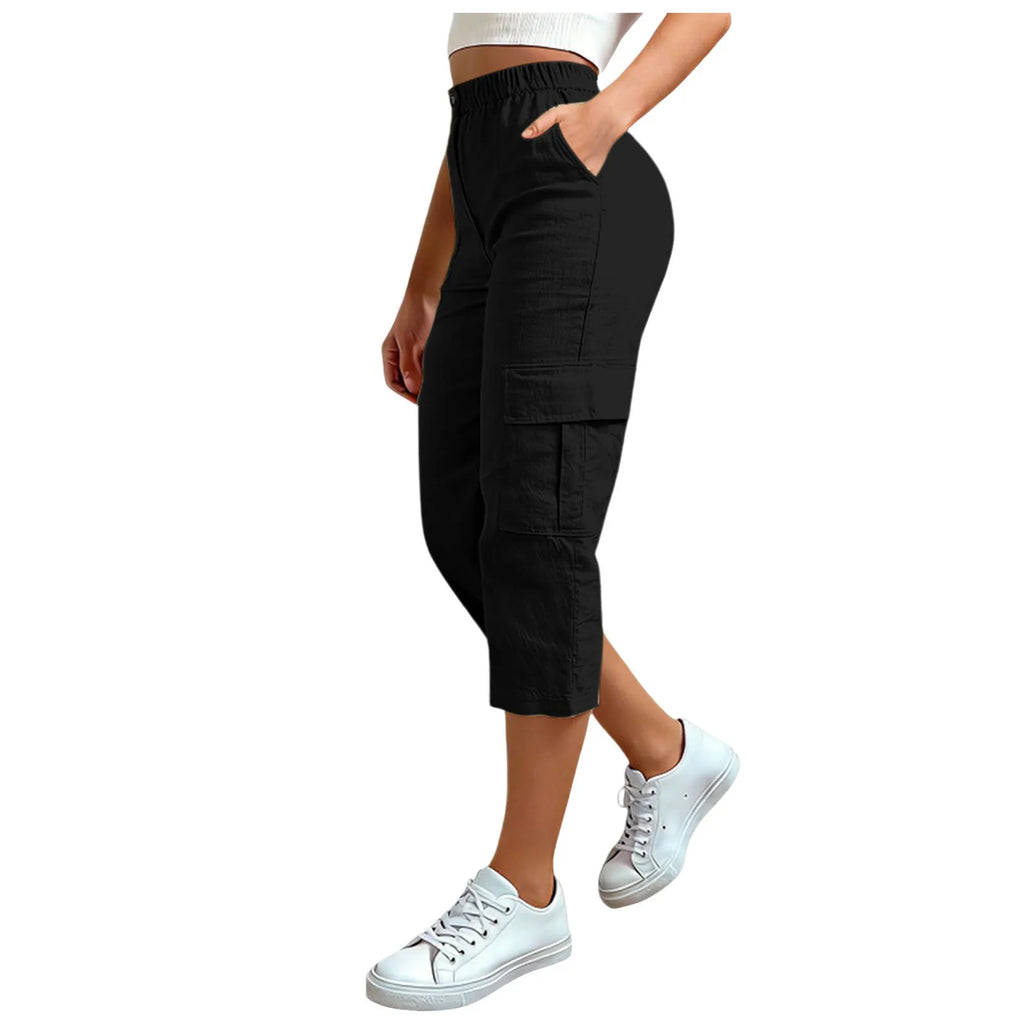 Cargo Capri Pants