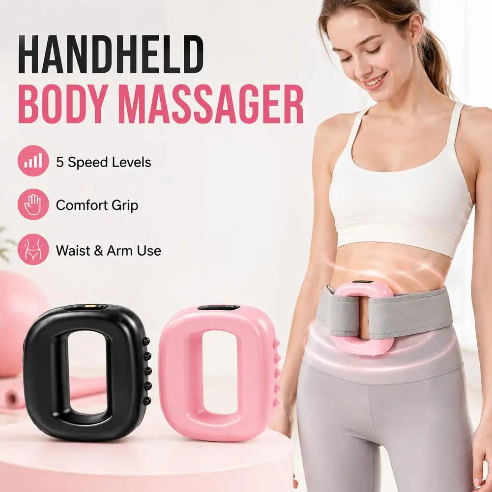 Handheld Electric Body Massager for Fat Burning Vibration Slimming Machine Waist Arm Belly Slimming Device