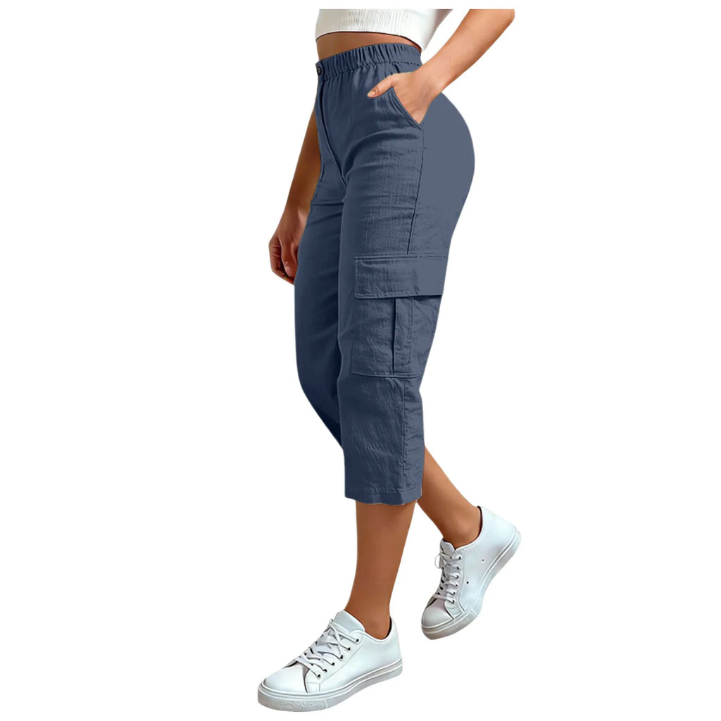 Cargo Capri Pants