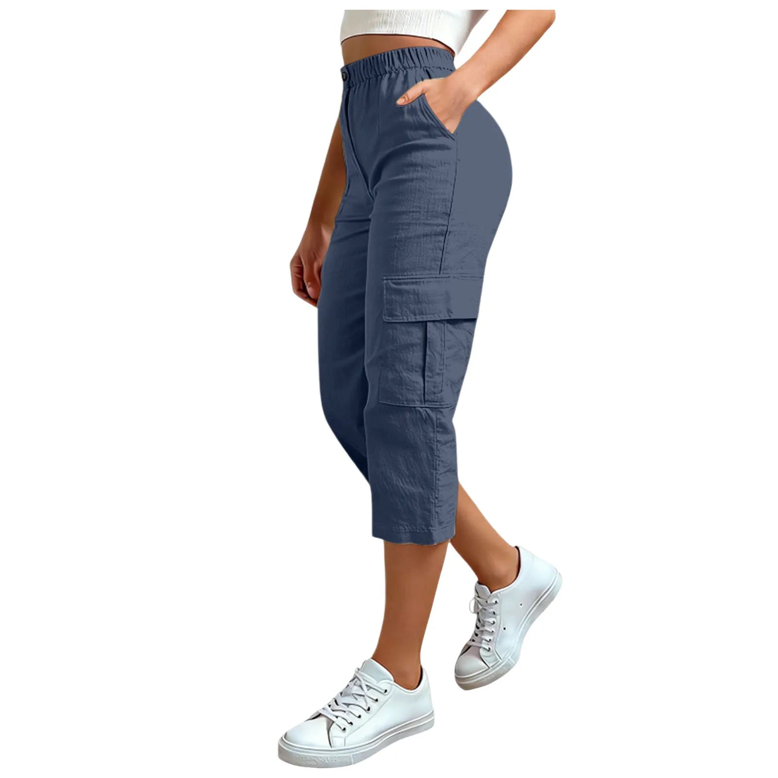 Cargo Capri Pants